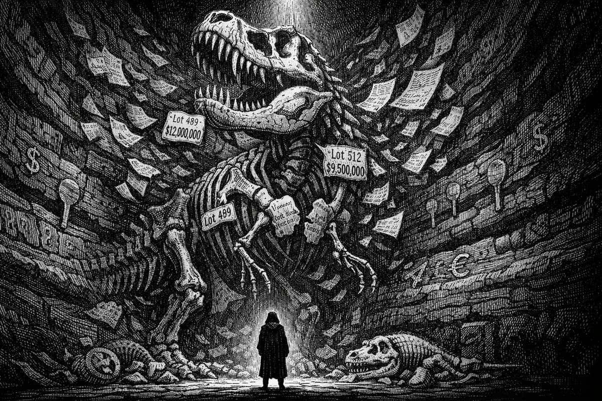 Stan T-Rex 賣 3100 萬之後,恐龍化石市場再也回不去了