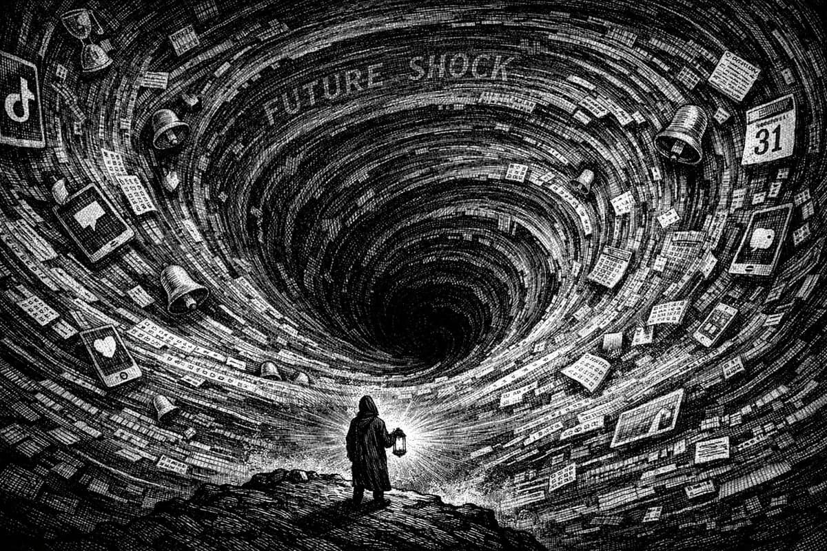 不是你撐不住,是 future shock 偷襲了你:Fred Marshall 在 Motley Fool 拆解資訊過載時代的生存腳本